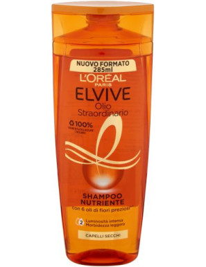 L'Oreal Elvive Shampoo Olio Straordinario Nutriente ml.285
