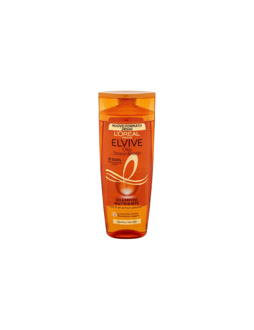 L'Oreal Elvive Shampoo Olio Straordinario Nutriente ml.285