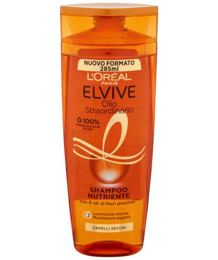 L'Oreal Elvive Shampoo Olio Straordinario Nutriente ml.285