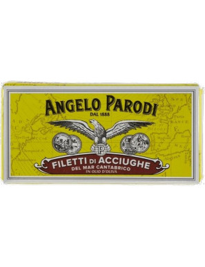Angelo Parodi Filetti Di Acciughe gr.50 Scatola Mar Cantabrico