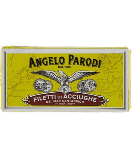 Angelo Parodi Filetti Di Acciughe gr.50 Scatola Mar Cantabrico