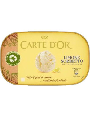 Algida Carte D'Or Classico Sorbetto Al Limone gr.500