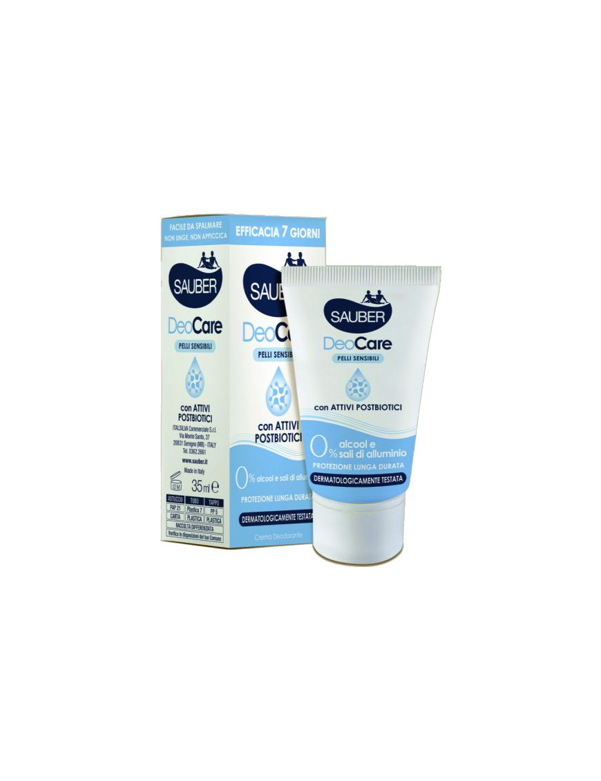 Sauber Deo Care Crema Pelli Sensibili ml.35