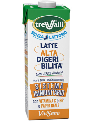 TREVALLI LATTE UHT ALTA DIGER.VIVISANO LT.1 BRIK C/TAPPO