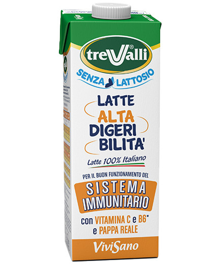 TREVALLI LATTE UHT ALTA DIGER.VIVISANO LT.1 BRIK C/TAPPO