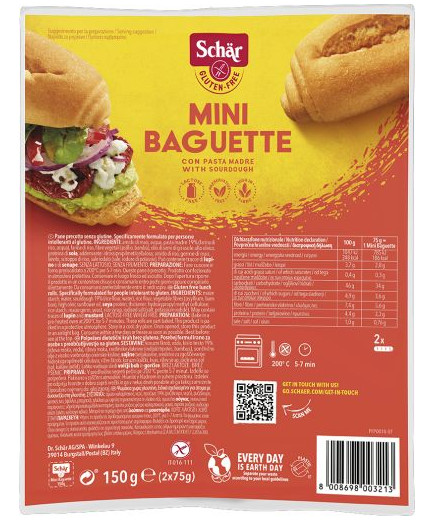 Schar Mini Baguette gr.150 Senza Glutine