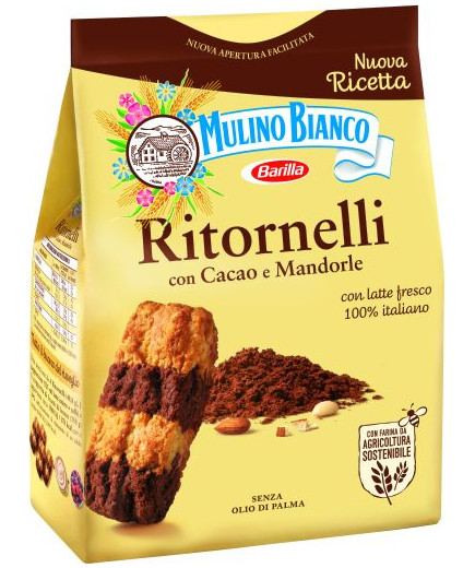 BARILLA RITORNELLI C/CACAO E FARINA MANDORLE G.700 P