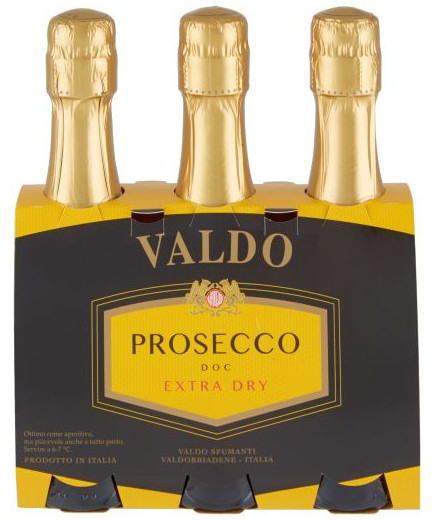 Valdo Prosecco ml.200X3 Extra Dry DOC
