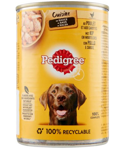 PEDIGREE STRACCETTI IN SALSA CON POLLO E VERDURE GR.400