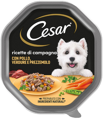 CESAR RICETTE DI CAMPAGNA POLLO E VERDURINE IN SALSA GR.150