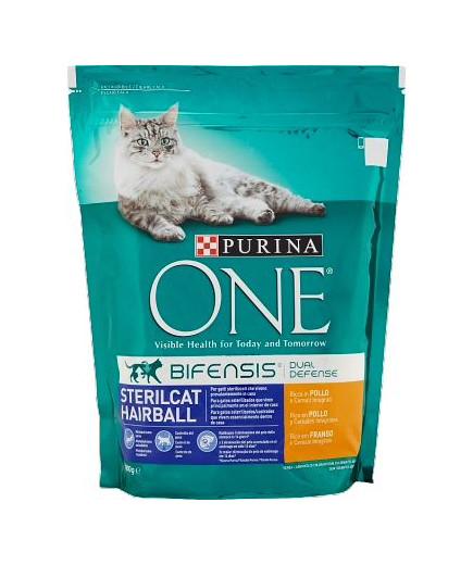 O.N.E. Cat Hairball Pollo E Cereali Integrali gr.800 Bifensis