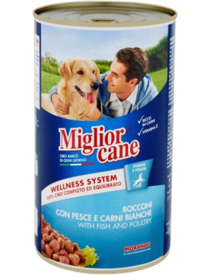 Morando Miglior Cane Bocconi Pesce Carni Bianche kg.1,25