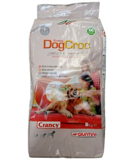 CRANCY CROCCHETTE CANE KG.8 DOGCROC ALIMENTO COMPLETO