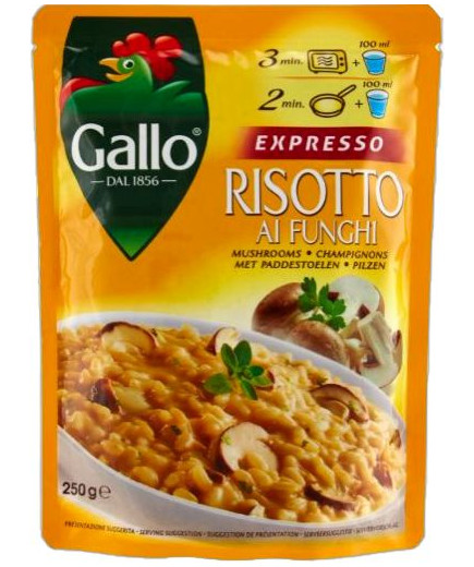 GALLO RISOTTO EXPRESSO FUNGHIPORCINI G.250 BS.