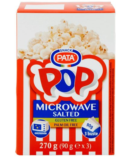 PATA POP CORN MICROONDE SALE GR.90X3
