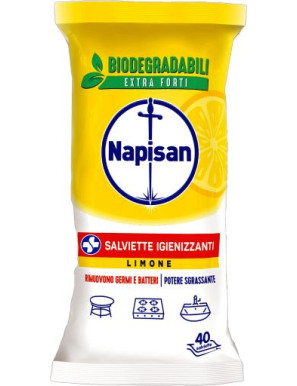 Napisan Salviette Igienizzanti Limone X40