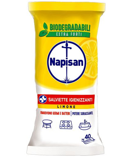 Napisan Salviette Igienizzanti Limone X40