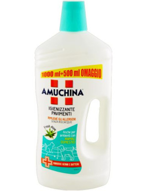 Amuchina Detersivo Pavimenti Aloe ml.1000+500 Omaggio