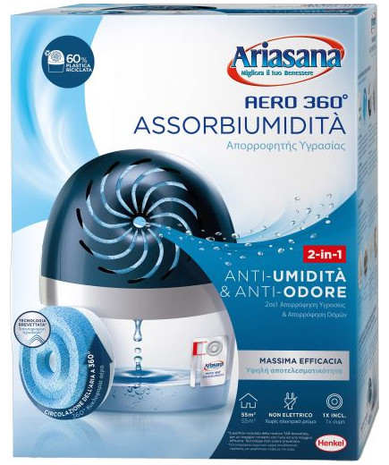 Ariasana Aero 360° Kit Assorbi Umidita' + Ricarica Tab