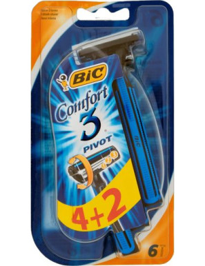 BIC RASOIO COMFORT PIVOT TRILAMA X4+2 OM.