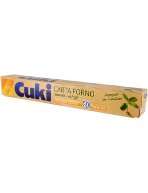 Cuki Carta Forno Naturale In Fogli pz.20