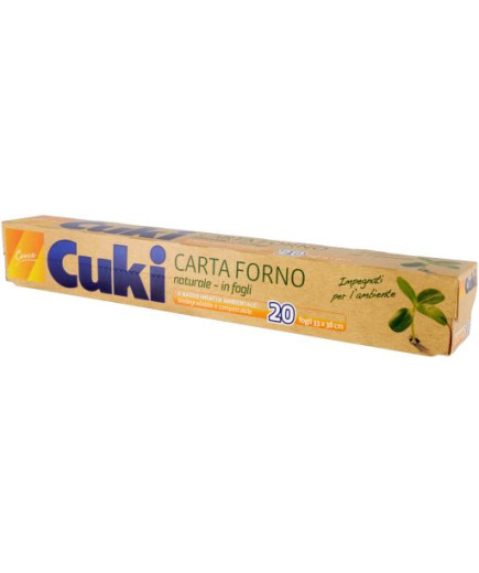 Cuki Carta Forno Naturale In Fogli pz.20