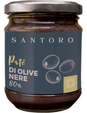 Santoro Pate' Di Olive Nere gr.180