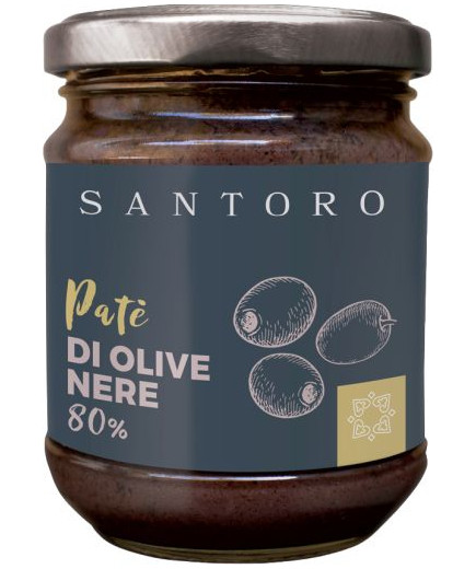 Santoro Pate' Di Olive Nere gr.180