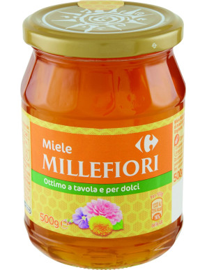 Carrefour Miele Millefiori Vaso Vetro gr.500