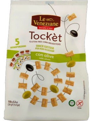 Le Veneziane Tocket Multipack Con Olive Senza Glutine gr.30X5