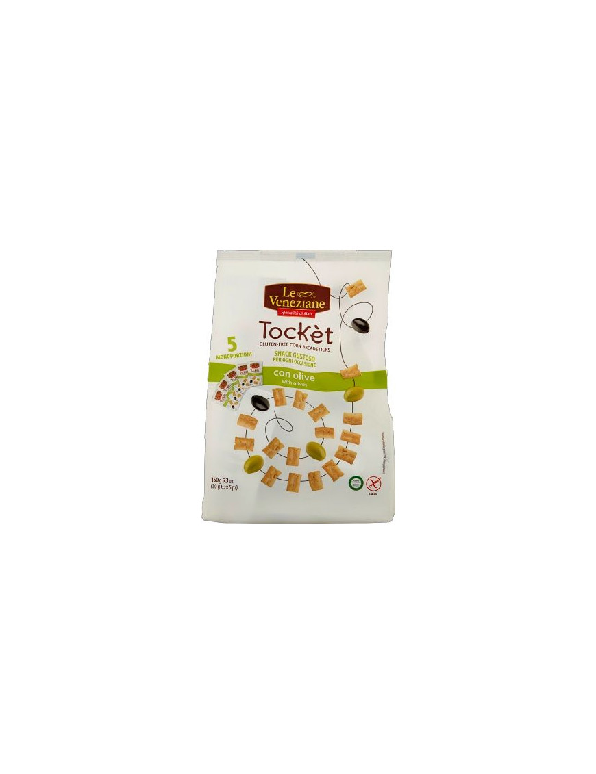 Le Veneziane Tocket Multipack Con Olive Senza Glutine gr.30X5