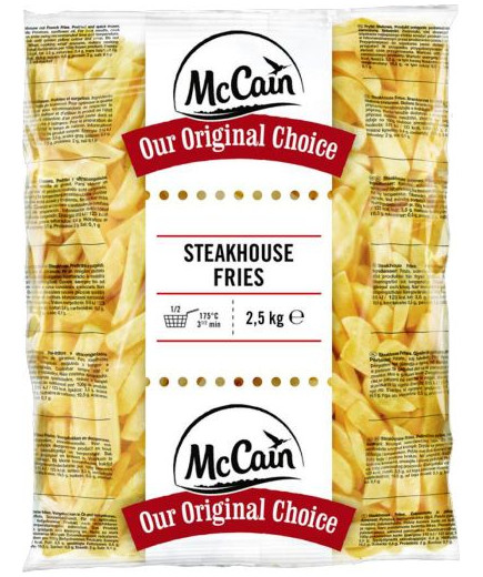 Mc Cain Steakhouse Fries kg.2,5