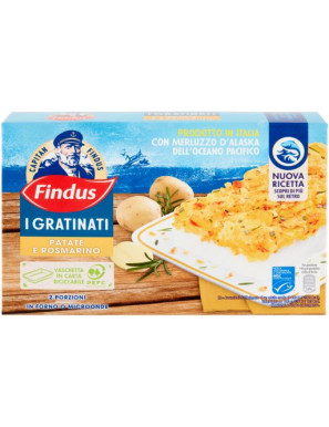 Findus Filetti Di Merluzzo Gratinati Con Patate E Rosmarino gr.380