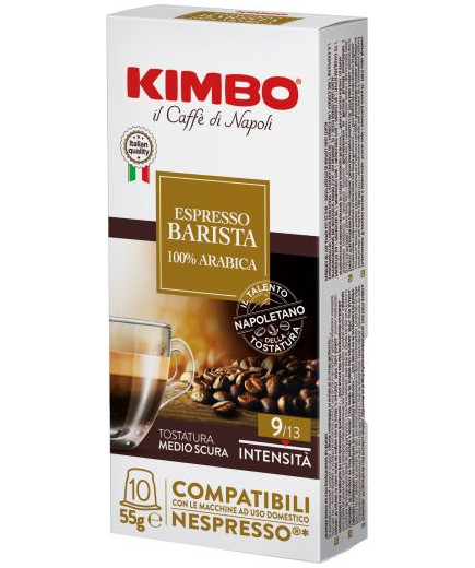 KIMBO ESPRESSO BARISTA 10 CPS 100% ARAB -COMPAT. NESPRESSO-