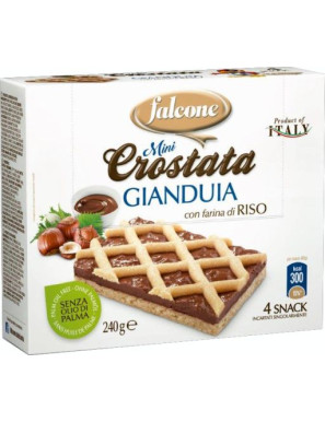 FALCONE CROSTATA GIANDUIA C/FARINA DI RISO G.60X4