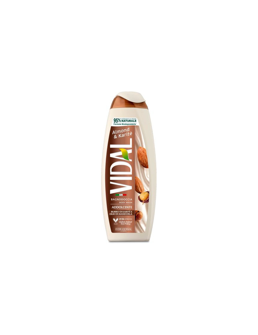 VIDAL BAGNO SCHIUMA ML.500 ADDOLCENTE KARITE&MANDORLA