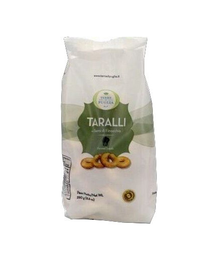 TERRE DI PUGLIA TARALLI MODERNI FINOCCHIO GR 250