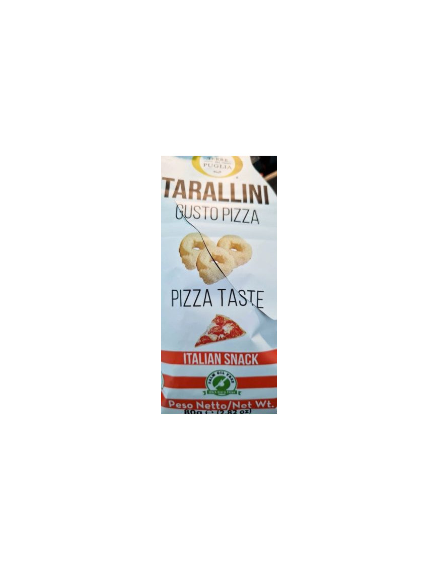 TERRE DI PUGLIA TARALLI MILLERIGHE PIZZA GR 80