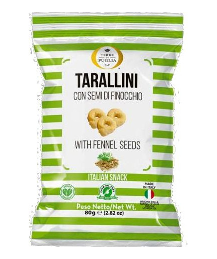 TERRE DI PUGLIA TARALLI MILLERIGHE FINOCCHIO GR 80