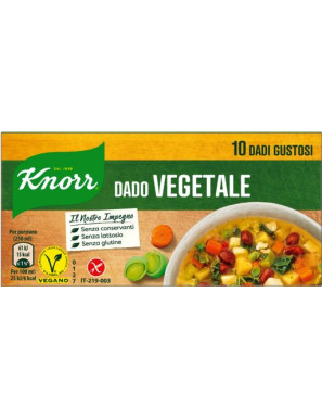 KNORR BRODO VEGETALE X10  G.100  TAVOLETTA