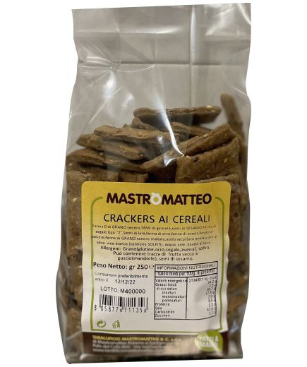 Mastromatteo Crackers Ai Cereali gr.250
