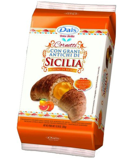 DAIS CORNETTI G.300 CREMA AGRUMI SICILIA GRANI ANTICHI (6PZ)