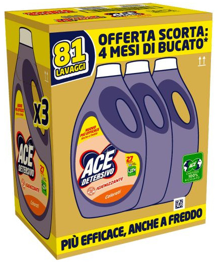 ACE LAV.LIQ.27 LAV.LT.1,350X3 COLORATI (TRIPACCO)