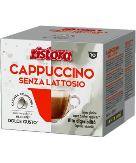 RISTORA CAPSULE CAPPUCCINO SENZA LATTOSIO COMP.NDG G.11X10