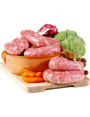 SUINO SALSICCIA DOLCE GECA  (2 PZ DA KG.2,5)