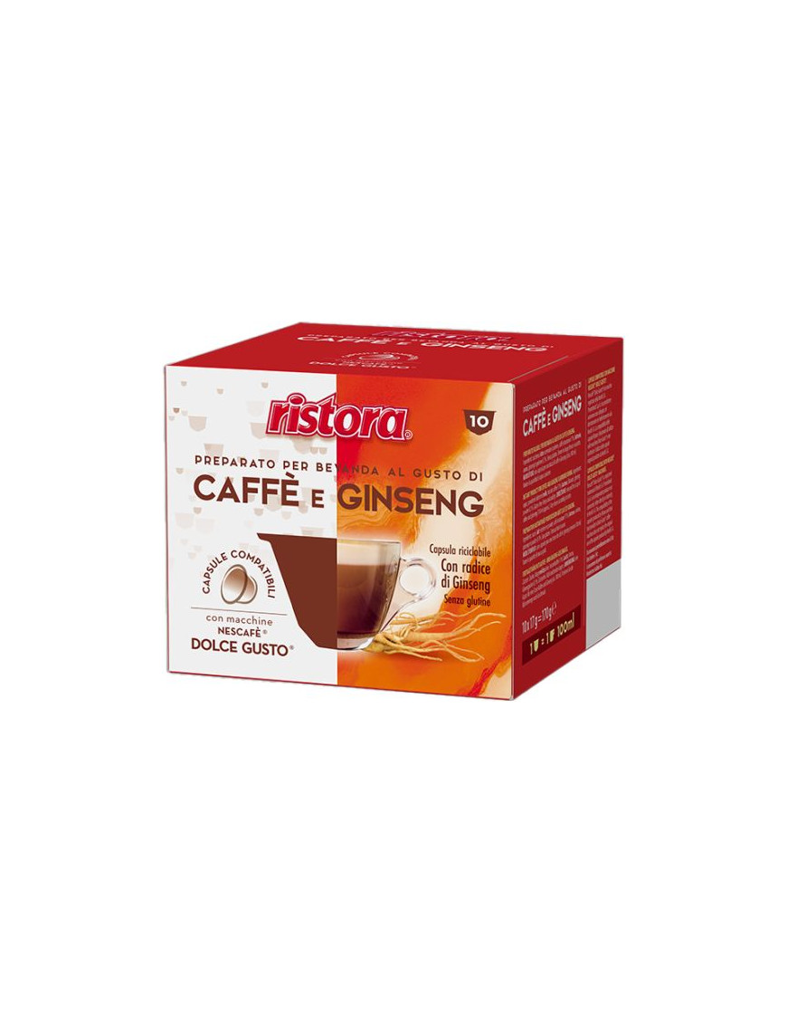 RISTORA CAPSULE CAFFE'E GINSENG COMP.NDG G17X100