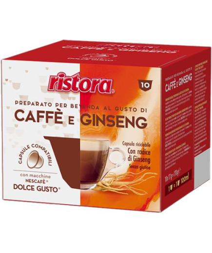 RISTORA CAPSULE CAFFE'E GINSENG COMP.NDG G17X100