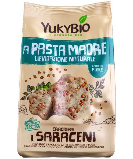 YUKIBIO CRACKERS G.250 SARACENI A PASTA MADRE