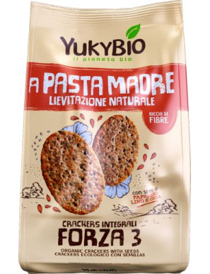 YUKIBIO CRACKERS G.250 FORZA 3 A PASTA MADRE