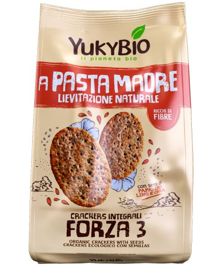 YUKIBIO CRACKERS G.250 FORZA 3 A PASTA MADRE